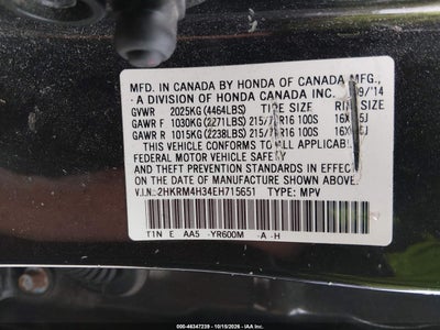 2014 HONDA CR-V 9