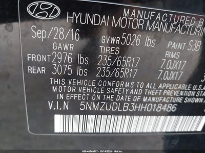 2017 HYUNDAI SANTA FE SPORT 9