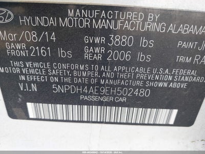 2014 HYUNDAI ELANTRA 9