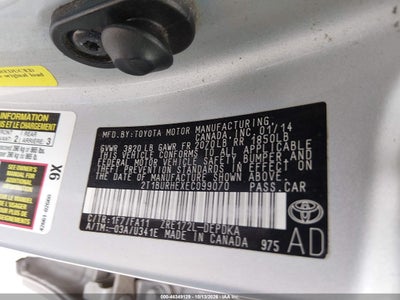 2014 TOYOTA COROLLA 9