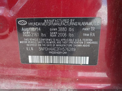 2015 HYUNDAI ELANTRA 9