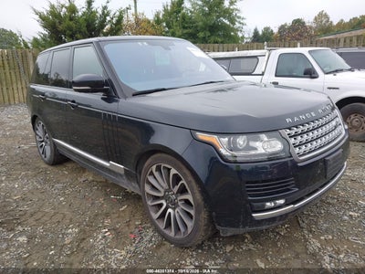 2016 LAND ROVER RANGE ROVER 5.0L V8 SUPERCHARGED
