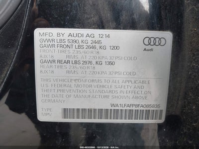 2015 AUDI Q5 9
