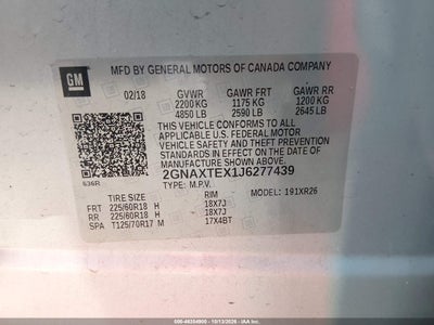 2018 CHEVROLET EQUINOX 9