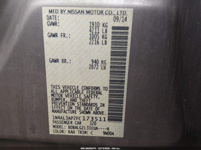 2015 NISSAN ALTIMA 9