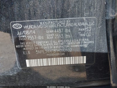 2015 HYUNDAI SONATA 9