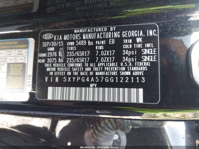 2016 KIA SORENTO 9