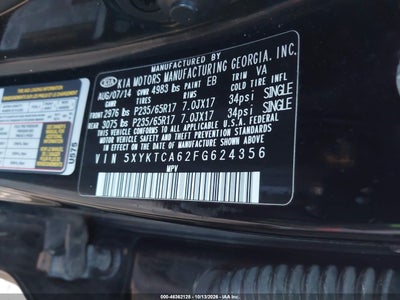 2015 KIA SORENTO 9