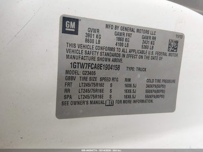 2014 GMC SAVANA 2500 9