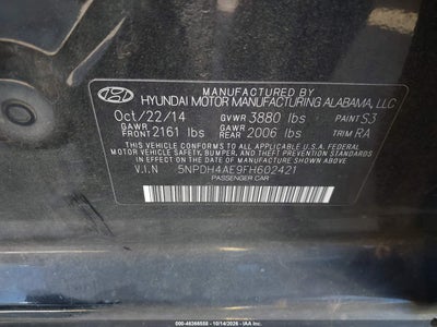 2015 HYUNDAI ELANTRA 9
