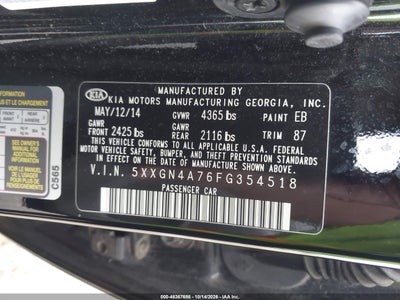 2015 KIA OPTIMA 9
