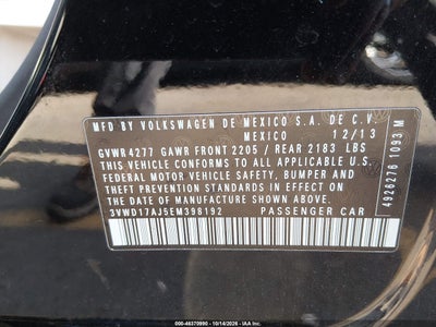 2014 VOLKSWAGEN JETTA 9