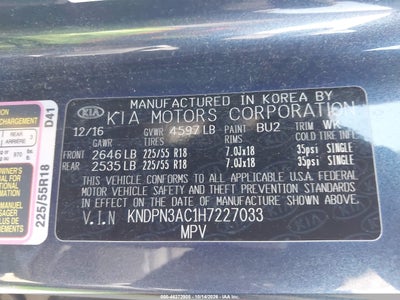 2017 KIA SPORTAGE 9