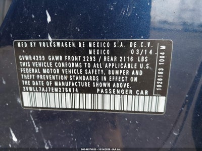 2014 VOLKSWAGEN JETTA 9