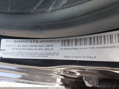 2016 MASERATI GHIBLI 9