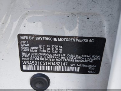 2014 BMW 535I 9