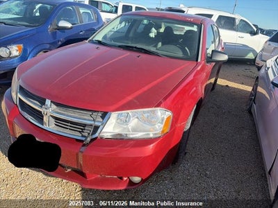 DODGE AVENGER SXT V6 2008. Lot# 20257083. VIN 1B3LC56R58N582863. Photo 1