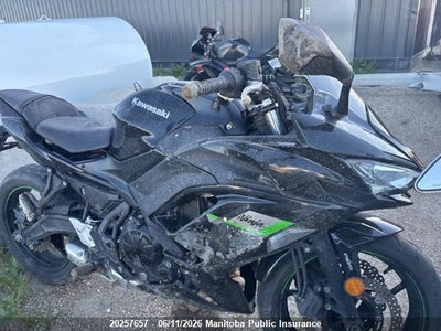 KAWASAKI EX650 NINJA 650 ABS 2025. Lot# 20257657. VIN ML5EXEP11SDAE8706. Photo 1