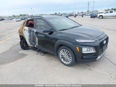 HYUNDAI KONA 2021. Lot# 20258909. VIN KM8K2CAA5MU701414. Photo 1