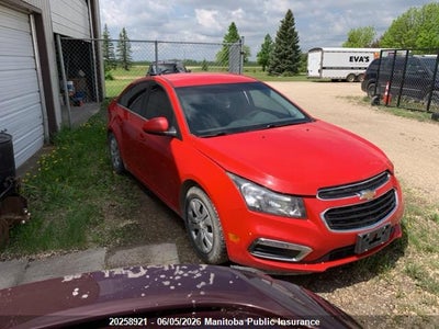 CHEVROLET CRUZE LT TURBO 2016. Lot# 20258921. VIN 1G1PE5SB6G7184592. Photo 1