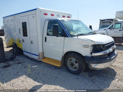 CHEVROLET EXPRESS 3500 CARGO VAN 2023. Lot# 20259571. VIN 1GB3GSC76P1182258. Photo 1
