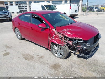 HYUNDAI ELANTRA 2019. Lot# 20260002. VIN KMHD84LFXKU857709. Photo 1
