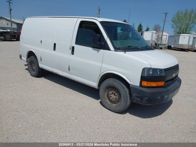 CHEVROLET EXPRESS 3500 CARGO VAN 2018. Lot# 20260612. VIN 1GCZGGFG7J1222675. Photo 1