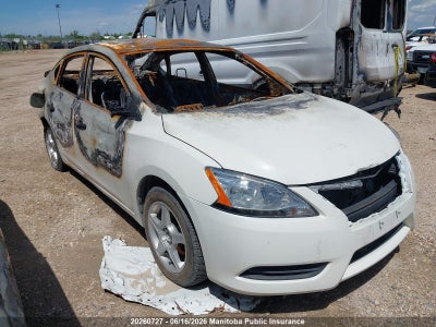 NISSAN SENTRA 1.8 S 2014. Lot# 20260727. VIN 3N1AB7AP6EL633098. Photo 1