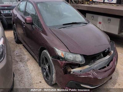 HONDA CIVIC 2013. Lot# 20261129. VIN 2HGFB2F43DH045219. Photo 1