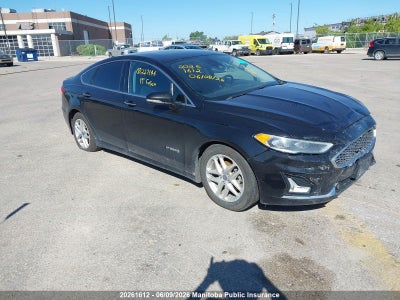 FORD FUSION TITANIUM HYBRID 2019. Lot# 20261612. VIN 3FA6P0RU4KR227146. Photo 1