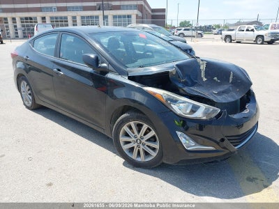 HYUNDAI ELANTRA 2016. Lot# 20261655. VIN KMHDH4AE1GU613237. Photo 1