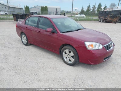 CHEVROLET MALIBU LT V6 2007. Lot# 20261985. VIN 1G1ZT58N97F160714. Photo 1