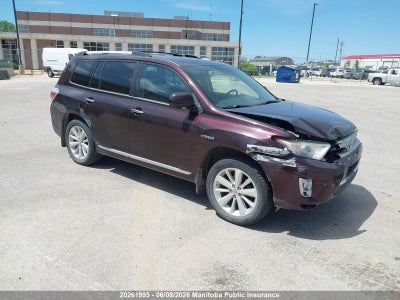 TOYOTA HIGHLANDER HYBRID 2011. Lot# 20261995. VIN JTEDC3EH0B2000849. Photo 1
