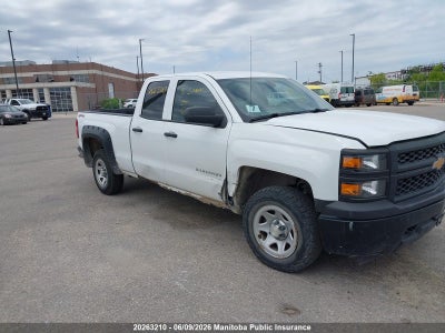 CHEVROLET SILVERADO 1500 WT DOUBLE CAB 2015. Lot# 20263210. VIN 1GCVKPEH4FZ331711. Photo 1