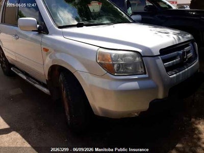 HONDA PILOT EX-L 2006. Lot# 20263299. VIN 2HKYF18586H001397. Photo 1