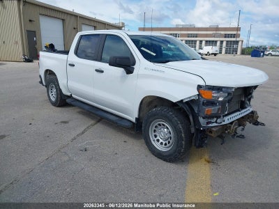 CHEVROLET SILVERADO 1500 WT CREW CAB 2022. Lot# 20263345. VIN 1GCUDAED6NZ581515. Photo 1