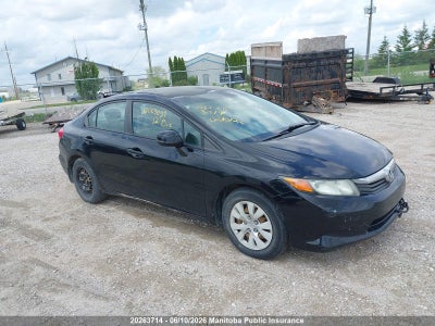 HONDA CIVIC 2012. Lot# 20263714. VIN 2HGFB2F45CH063039. Photo 1