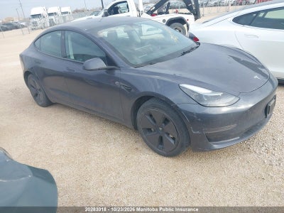 2023 TESLA MODEL 3 STANDARD RANGE PLUS 50