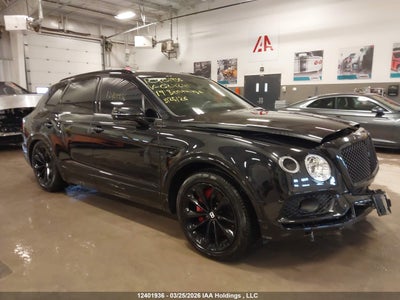 2019 Bentley Bentayga 4.0 V8 black Lot 111012401936 Vin SJAAM2ZV0KC024241