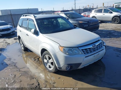 2012 Subaru Forester 2.5 2.5x White Lot 111012555376 Vin JF2SHCBC0CH455948