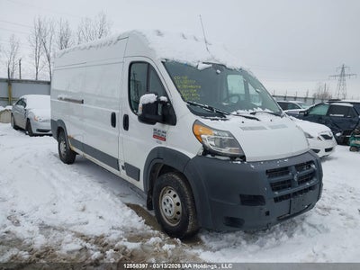 2014 Ram Promaster 2500 3.6 High Roof White Lot 111012558397 Vin 3C6TRVDG9EE111384