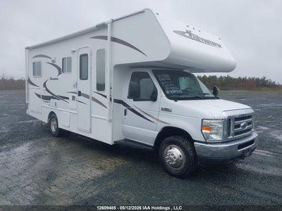 2012 Ford Econoline 6.8 E450 Super Duty Cutwy Van white Lot 111012609485 Vin 1FDXE4FS3CDA25192