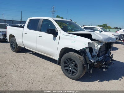 2024 Chevrolet Silverado 2.7 1500 Rst white Lot 111012614940 Vin 3GCPDEEK1RG403438