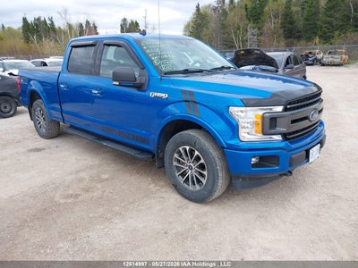2019 Ford F-150 5.0 Supercrew Blue Lot 111012614997 Vin 1FTFW1E57KFB07033