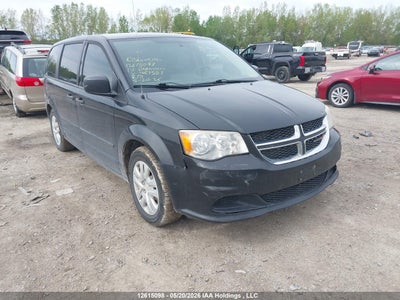 2014 Dodge Grand caravan 3.6 Se sxt Black Lot 111012615098 Vin 2C4RDGBG8ER467551