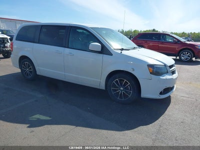 2018 Dodge Caravan 3.6 Grand Gt white Lot 111012619409 Vin 2C4RDGEG1JR307484