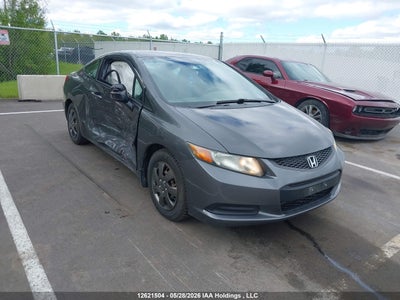 2012 Honda Civic 1.8 Lx grey Lot 111012621504 Vin 2HGFG3B42CH007170