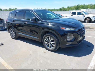 2019 Hyundai Santa fe 2.0 Luxury Black Lot 111012628890 Vin 5NMS3CAA8KH082877