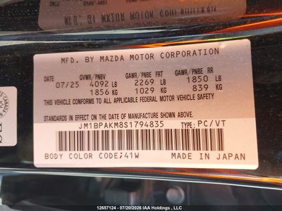 Vehicle Details - Stock #: 12657124 - 2025 MAZDA MAZDA3 SPORT GX | IAA