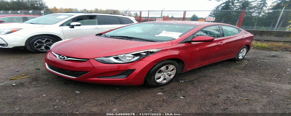 5NPDH4AE7GH748740 2016 HYUNDAI ELANTRA photo no. 2
